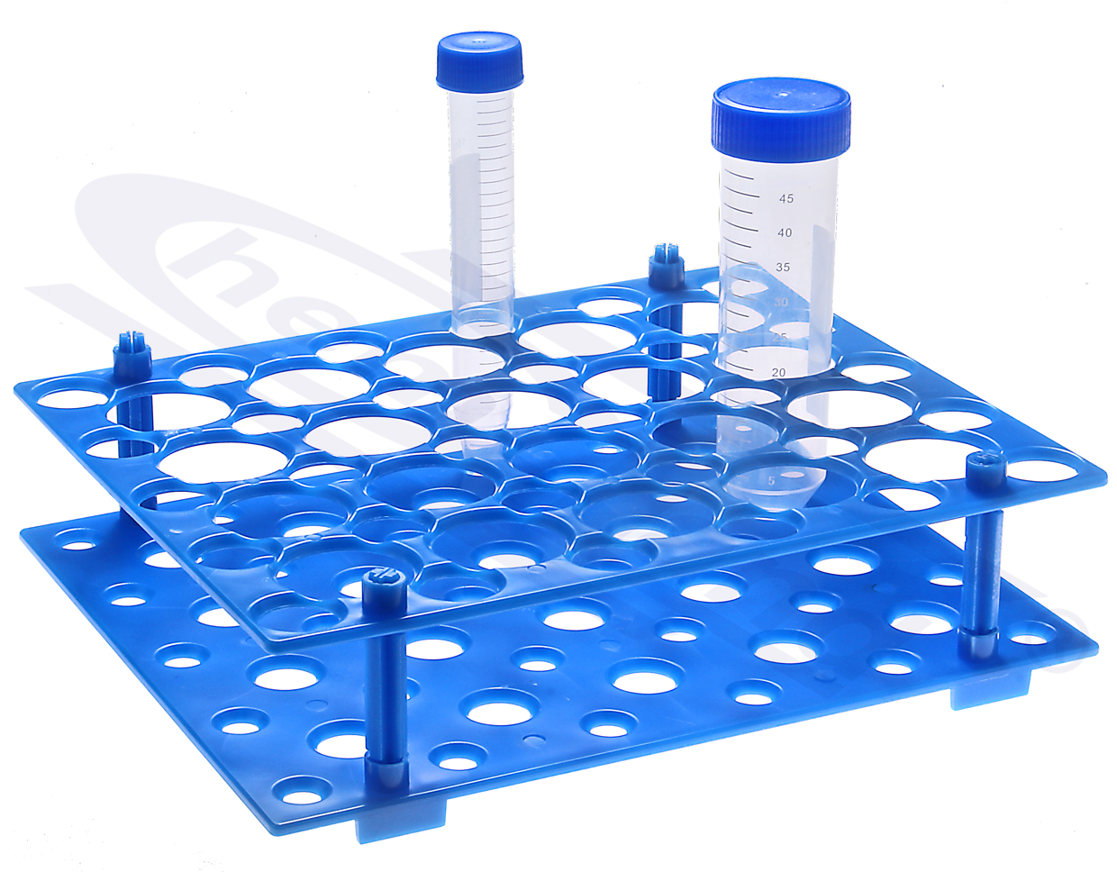 statyw na probówki Falcona składany 20 x 50 / 30 x 15ml NIEBIESKI