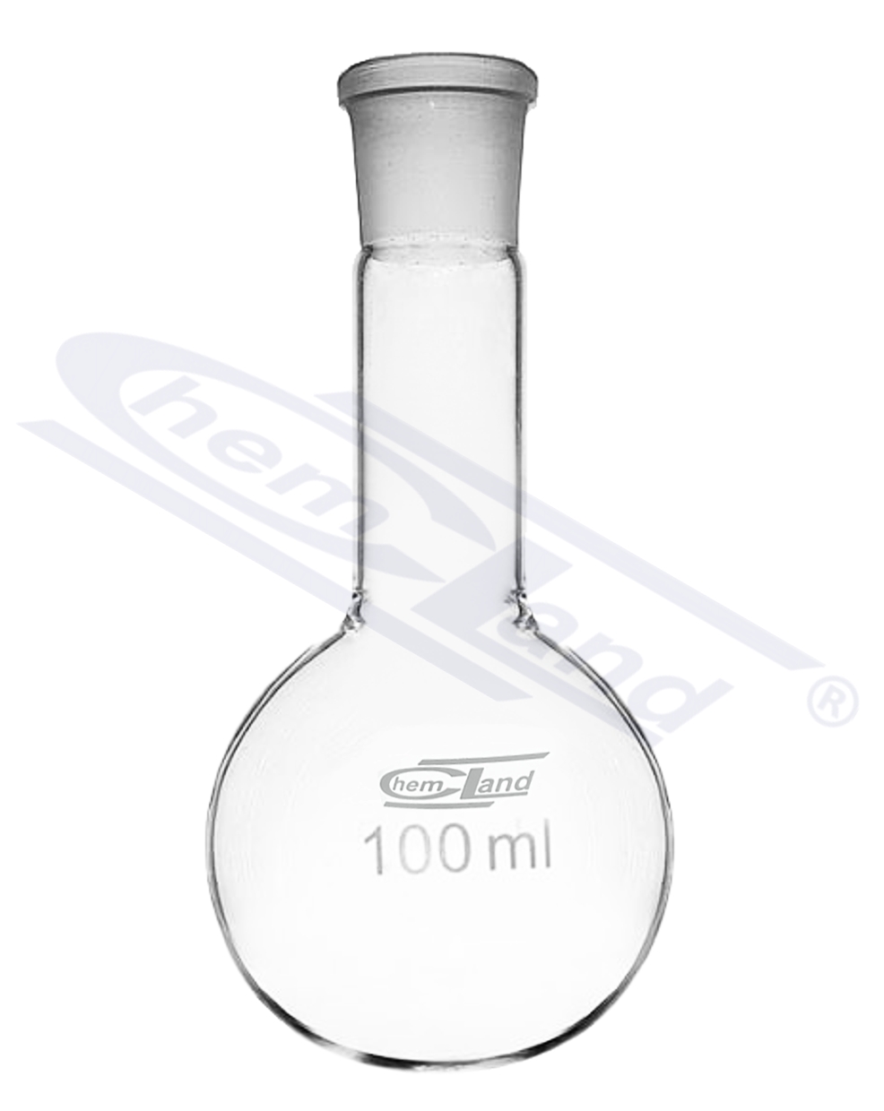 kolba okrągłodenna z długą szyją 00250ml WS. 29/32
