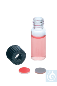 neoChoice Vials 4 ml, Kappe m. Loch + Sept. Butyl/PTFE, 100 St./Pack