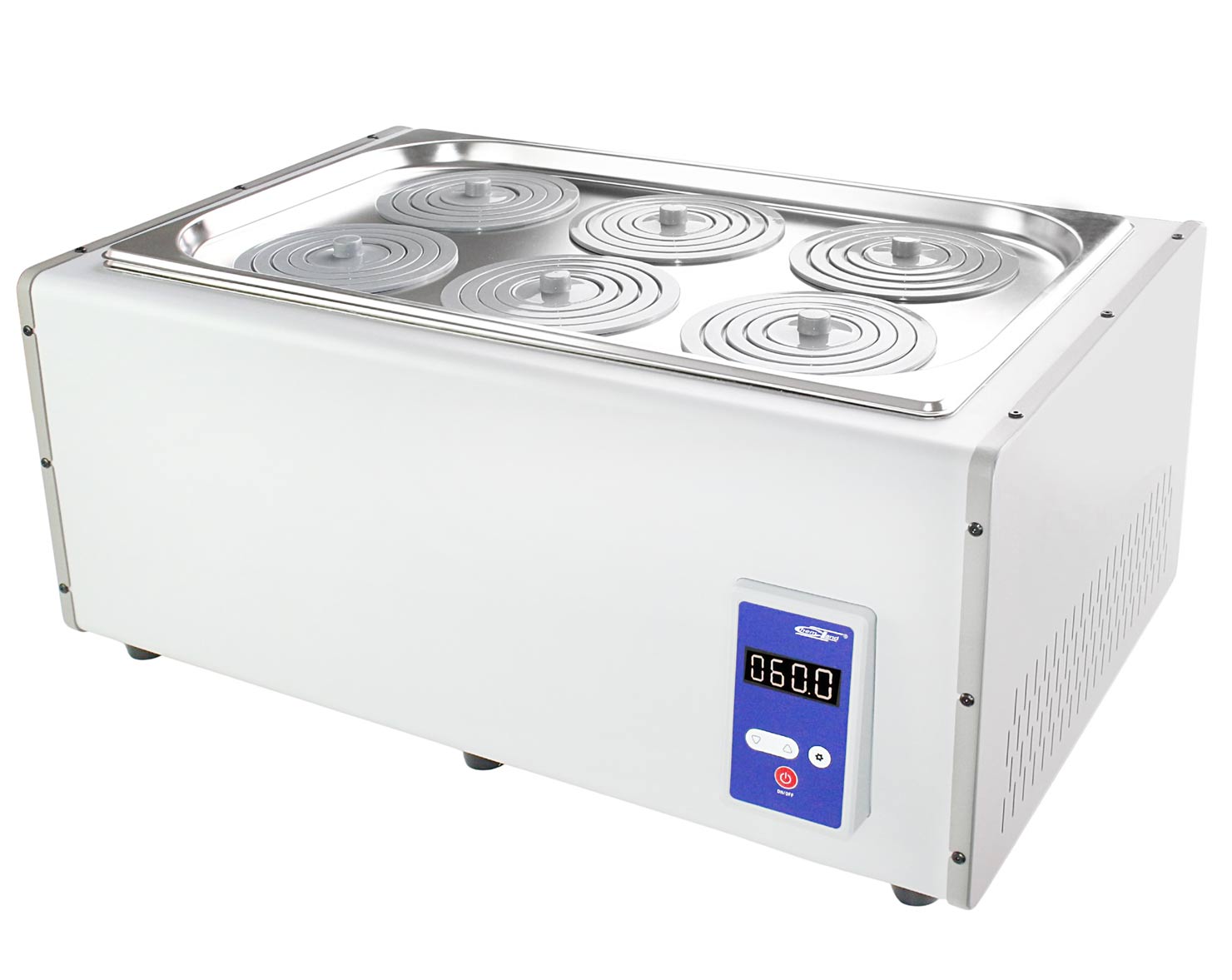 łaźnia wodna model WB 20L, sześciomiejscowa , wymiar komory 300×500×150mm, Timer, temp. Otocznenia do 100oC ±0.5℃