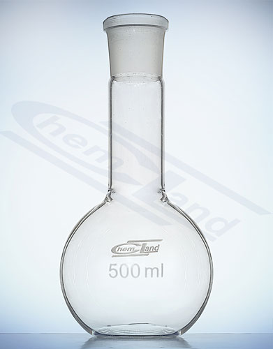 kolba płaskodenna z długą szyją 00050ml WS 19/26