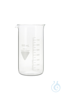 RASOTHERM Beaker, high form, with spout