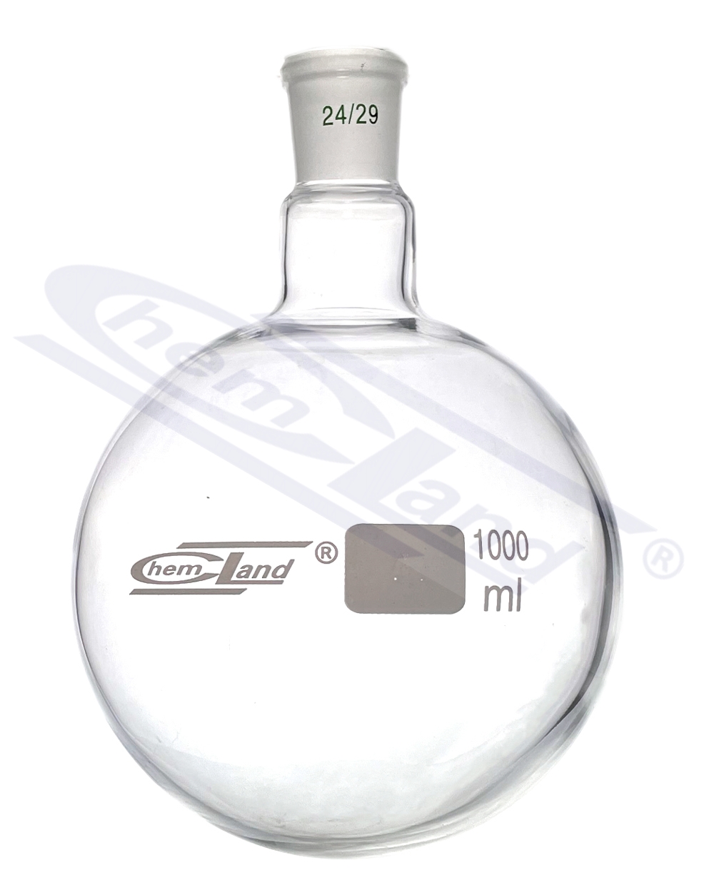 kolba okrągłodenna 01000ml szlif 24/29 CHEMLAND