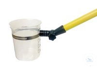 Entnahmebecher, PE, 600 ml (komplett mit Gelenk und Schelle)