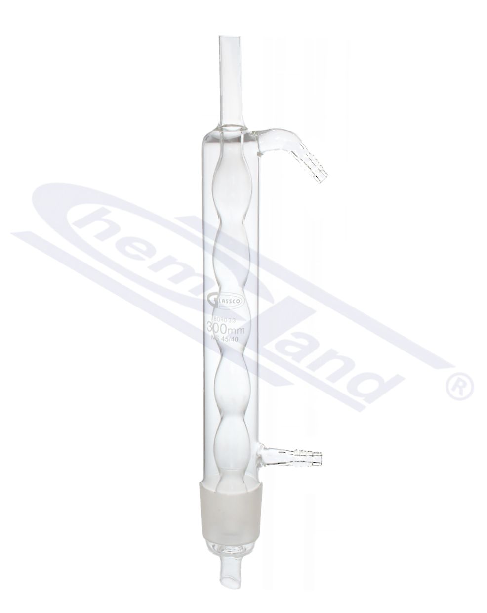 chłodnica kulowa do aparatu Soxhleta drogowniczego  500ml kr.szklane  WS 60/46 dł. efekt. 400 mm
