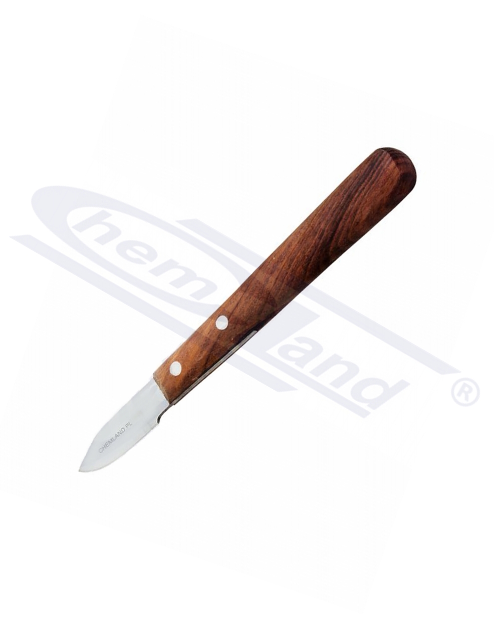 nółż krółtki 150mm, ostrze 45mm ze stali nierdzewnej, rączka drewniana