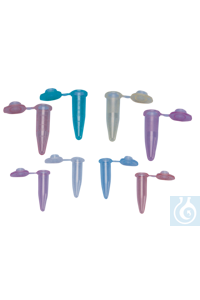neoChoice Reaktionsgefäße m. Deckel 0,5 ml, orange, 1000 St./Pack