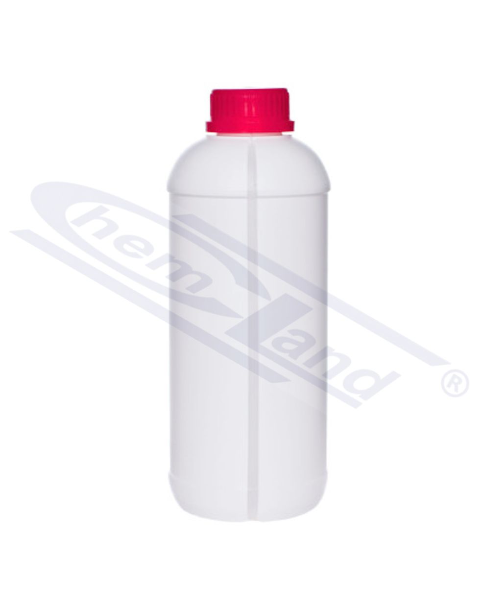 butelka HDPE 1000ml fi 38 nakrętka samoplombująca UN biała z paskiem