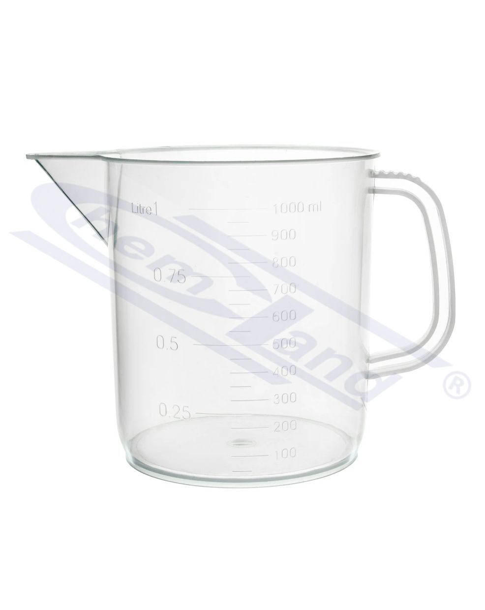 zlewka z uchem PP skala tłoczona poj.5000ml - forma NISKA
