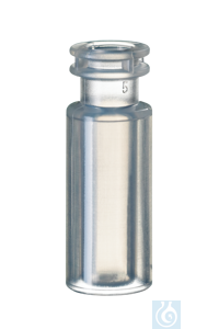 neochrom® Schnappringflaschen ND11, PP transparent, 0,7 ml, zyl. Einsatz, 100 St