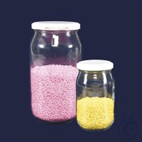 jars - wide neck - neutral glass - 370 ml