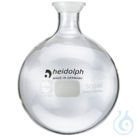 Receiving flask 500 ml - plastic coated