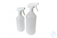 Spray bottles 1000 ml, HDPE, properties: color: neutral.