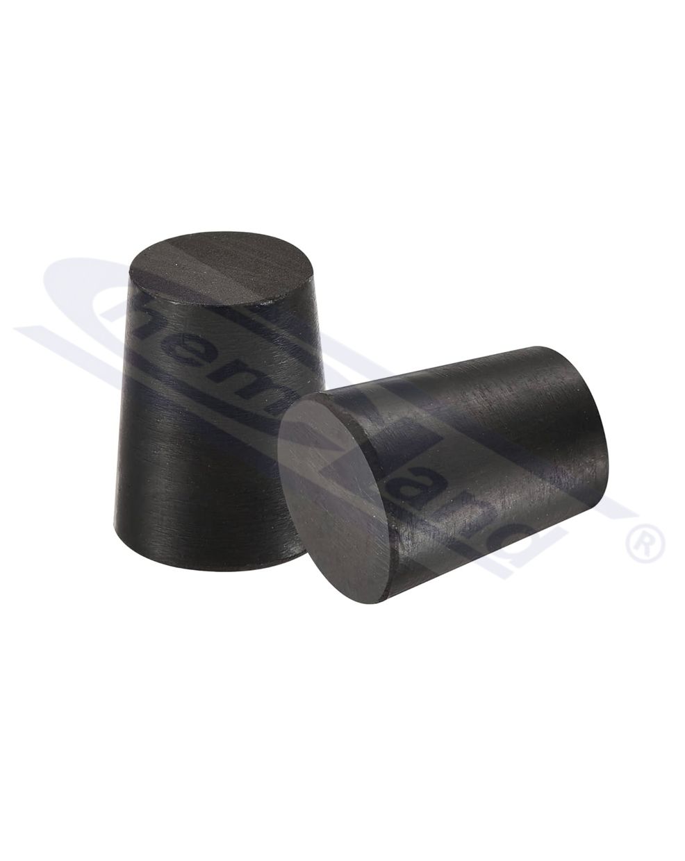 korek gumowy czarny  fi 24 x 29 H 36 Chemland