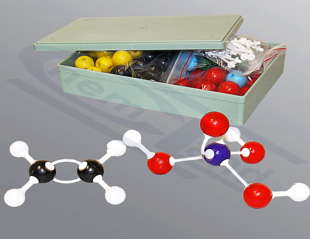 model budowy atomów - zestaw średni