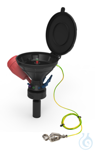 Universal Waste Hub ''JAN'', S60/61 with level indicator, conductive
