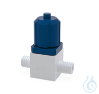 BOLA GL Control Valves, GL 18, Ø 6 mm Made of PTFE, passage dia. 6 mm, adjusting