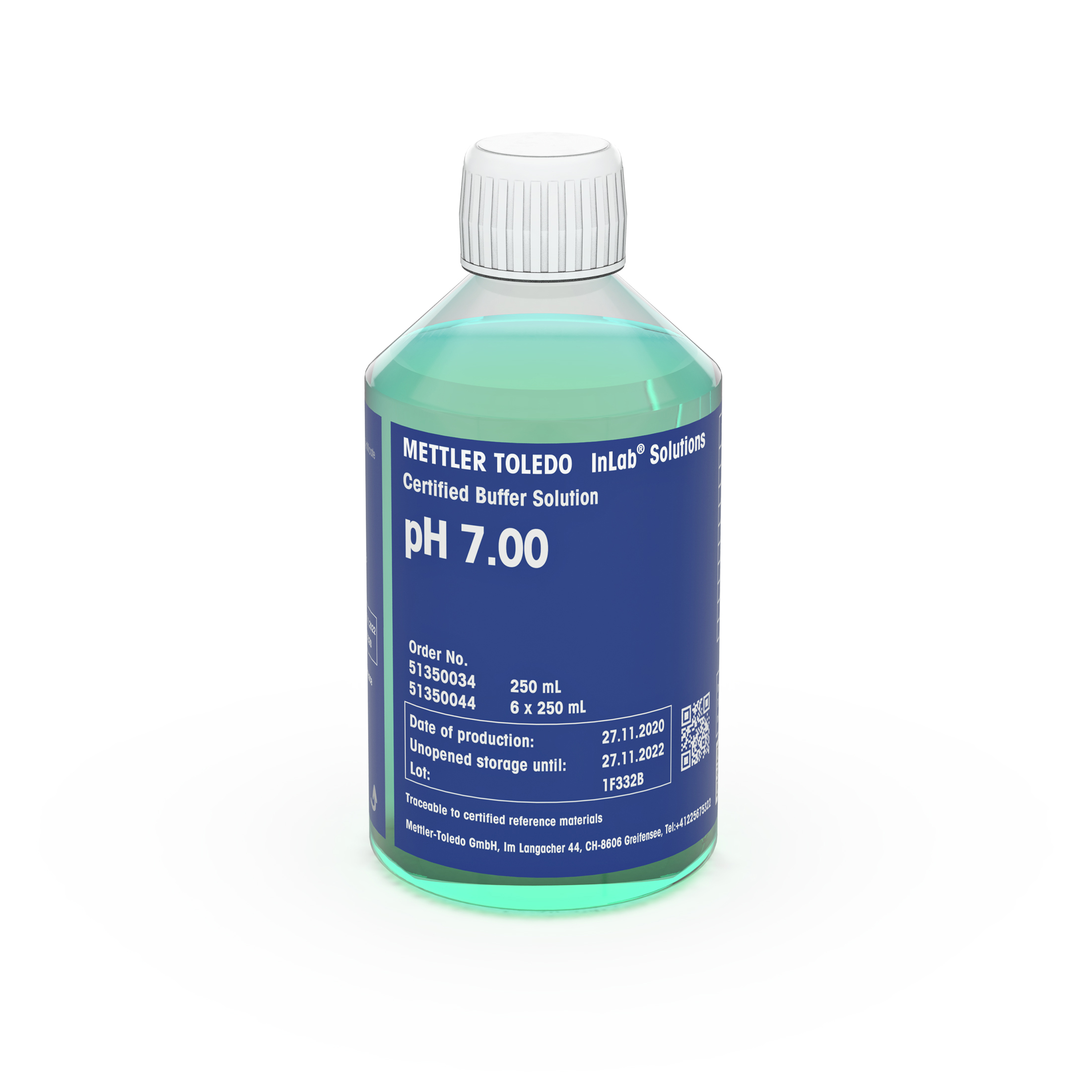 Certified buffer pH 7.00 250mL Bottle