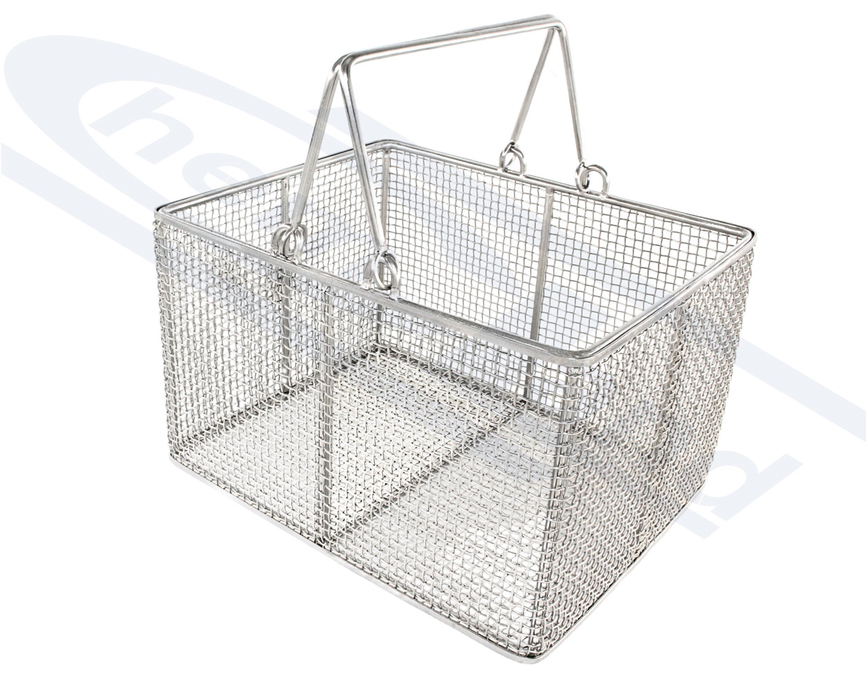 koszyk prostokątny do sterylizacji 300 x 200 x 150 AISI 304