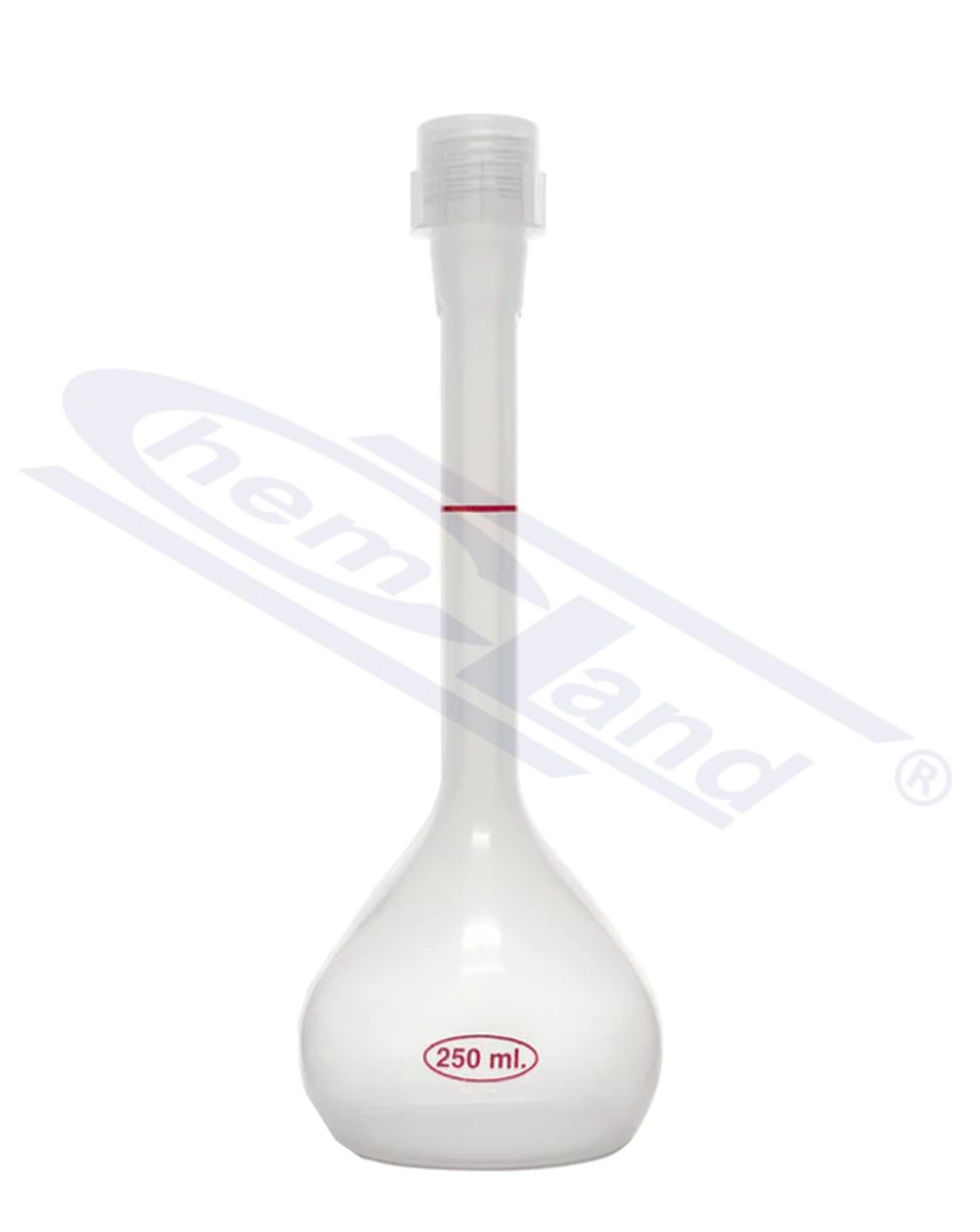 kolba miarowa z PP z nakrętką 0250ml