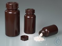 Wide neck bottle LDPE, brown
