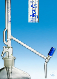 Pellet burettes 10 ml class AS Schellbach