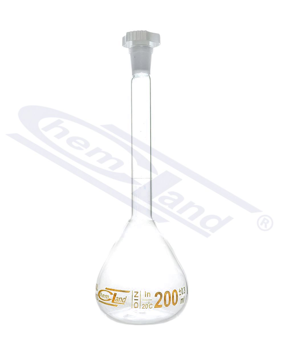 kolba miarowa kl B 0100ml s/brąz 14/23 CHEMLAND