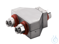 Twin distributing adapter M30x1.5, isolated, 1x M30x1.5 female to 2x M30x1
