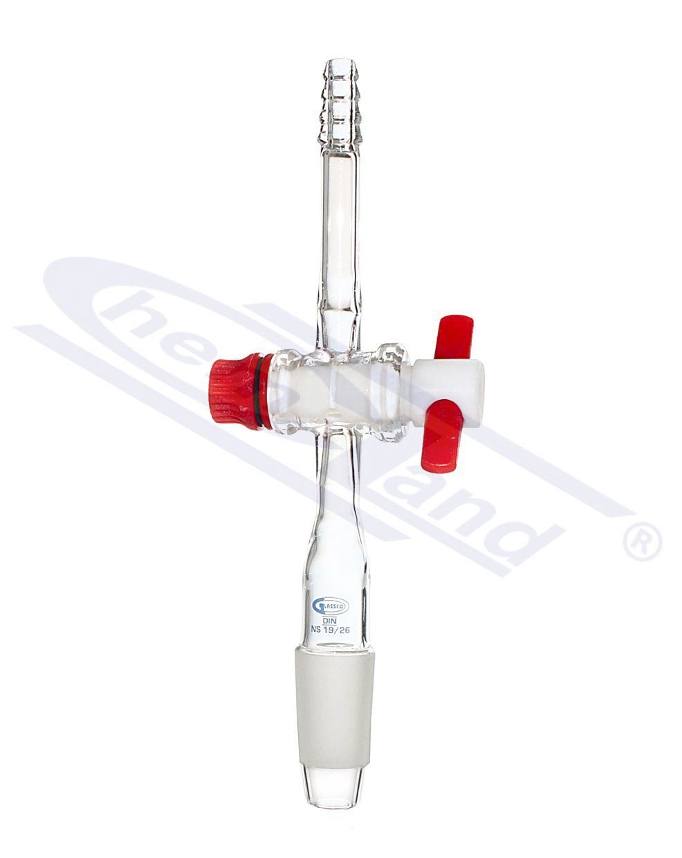 kran - nasadka WS zew 29/32 kran PTFE koń prosta GLASSCO