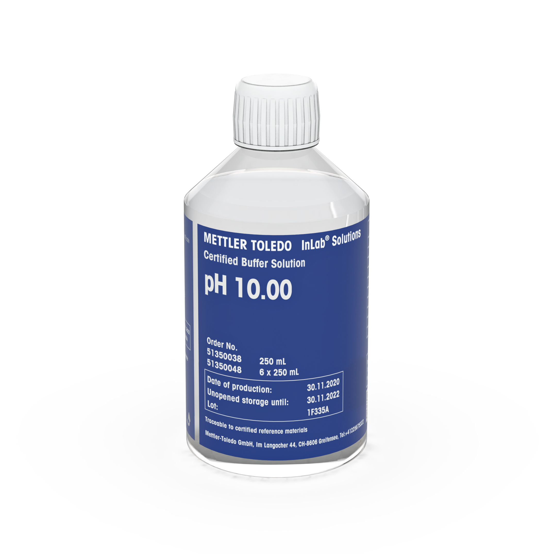 Certified buffer pH 10.00 250mL Bottle