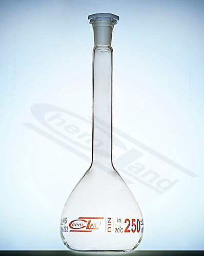 kolba miarowa kl B 0010ml s/brąz 07/16 CHEMLAND