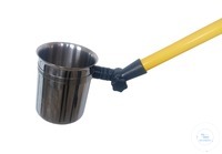 Entnahmebecher, Edelstahl, 500 ml (komplett mit Gelenk und Schelle)