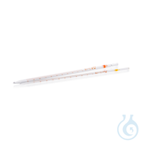 Measuring Pipette, from soda-lime glass, Class B, Type 1, amber diffusion print