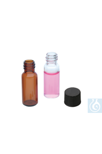 neochrom® Gewindeflaschen ND8, 1,5 ml Braunglas 32 x 11,6 mm, 1. hydrol. Klasse,