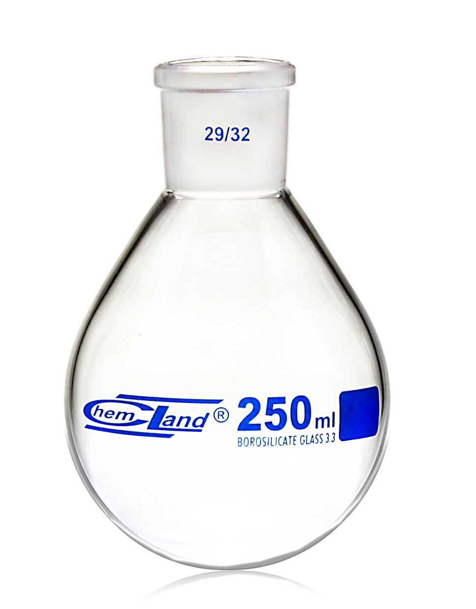 kolba gruszkowa florentynka 00250ml WS 29/32 CHEMLAND NEW LINE