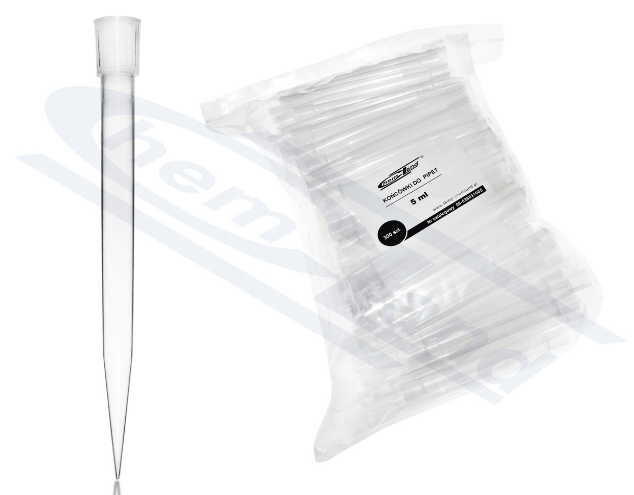 końcówki do pipet 05 000ul op 300szt kompatybilne z LabEasy