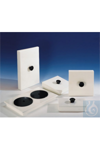 Slant lid PP white, with handle, 2-parts, removable for E38, 2-parts, removable