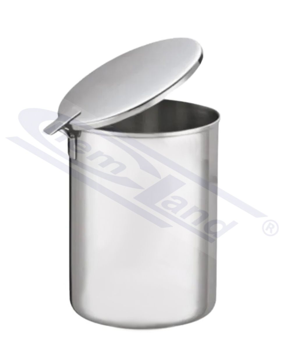 pojemnik na watę i gaziki , 1000ml,  ó107 x H130 mm, stal nierdzewna, CHEMLAND