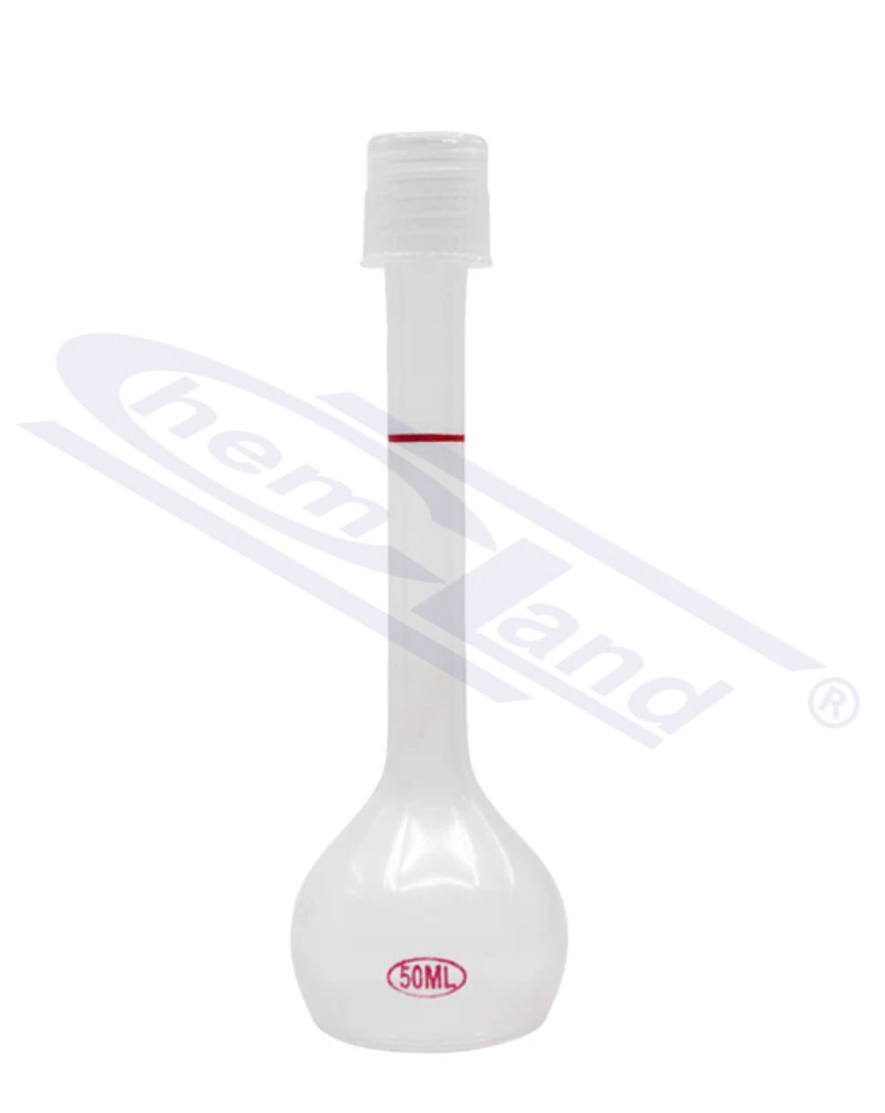 kolba miarowa z PP z nakrętką 0050ml