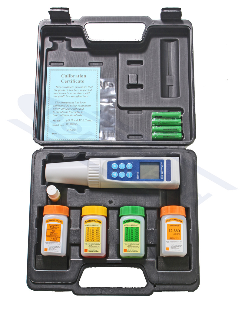 tester MULTI z funkcją ATC, pomiar pH, ORP, TDS, zasolenie, przewodność, temperatura