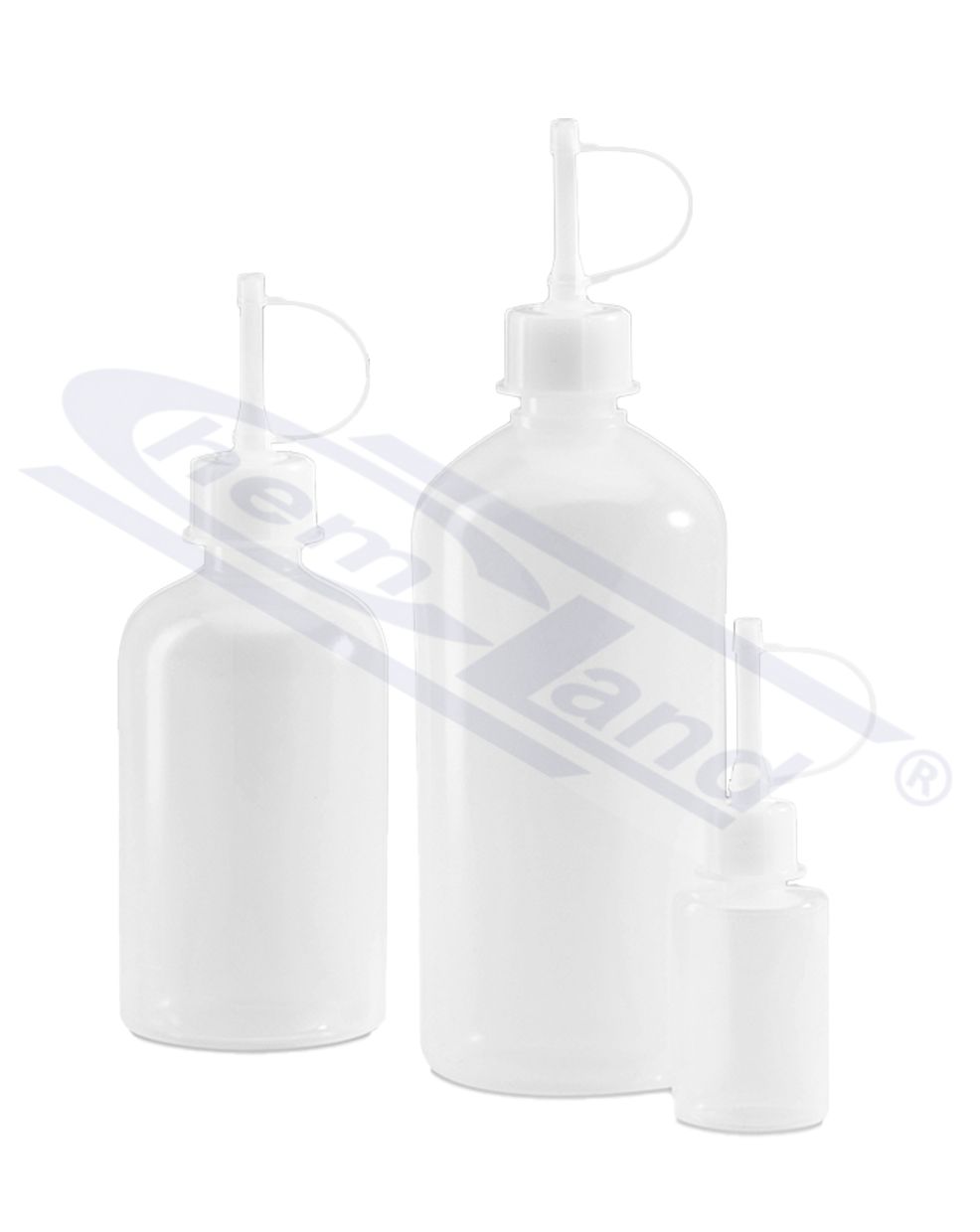kroplomierz PE-LD.  0100ml z nasadką GL 18 biała nasadka