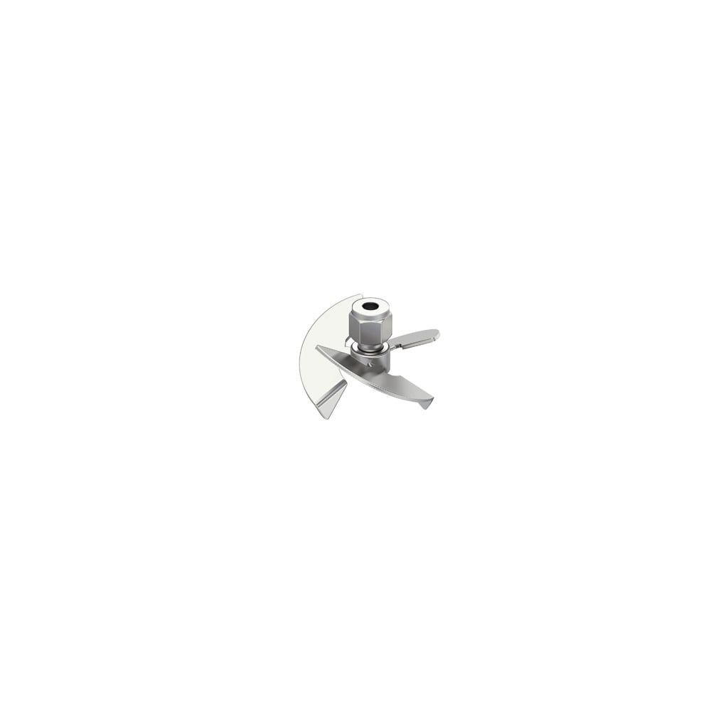 HA.ip.pib.10.78, 3-pitched blade impeller, bended, 78 mm, for 10 l