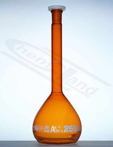 kolba miarowa z CERT. oranż    kl A 0020ml GLASSCO  WS 10/19