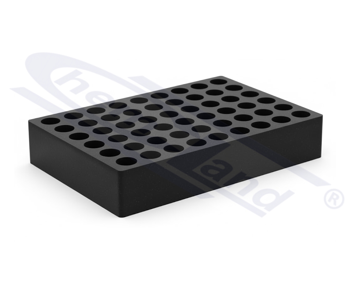 blok grafitowy fi 20,5 mm x 54 miejsc,  do próbowek 20 mm Rocker