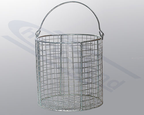 koszyk okrągły do sterylizacji 240 x 180 stal  AISI 304