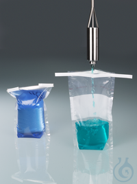 Liquid-Sampler, open with thumb