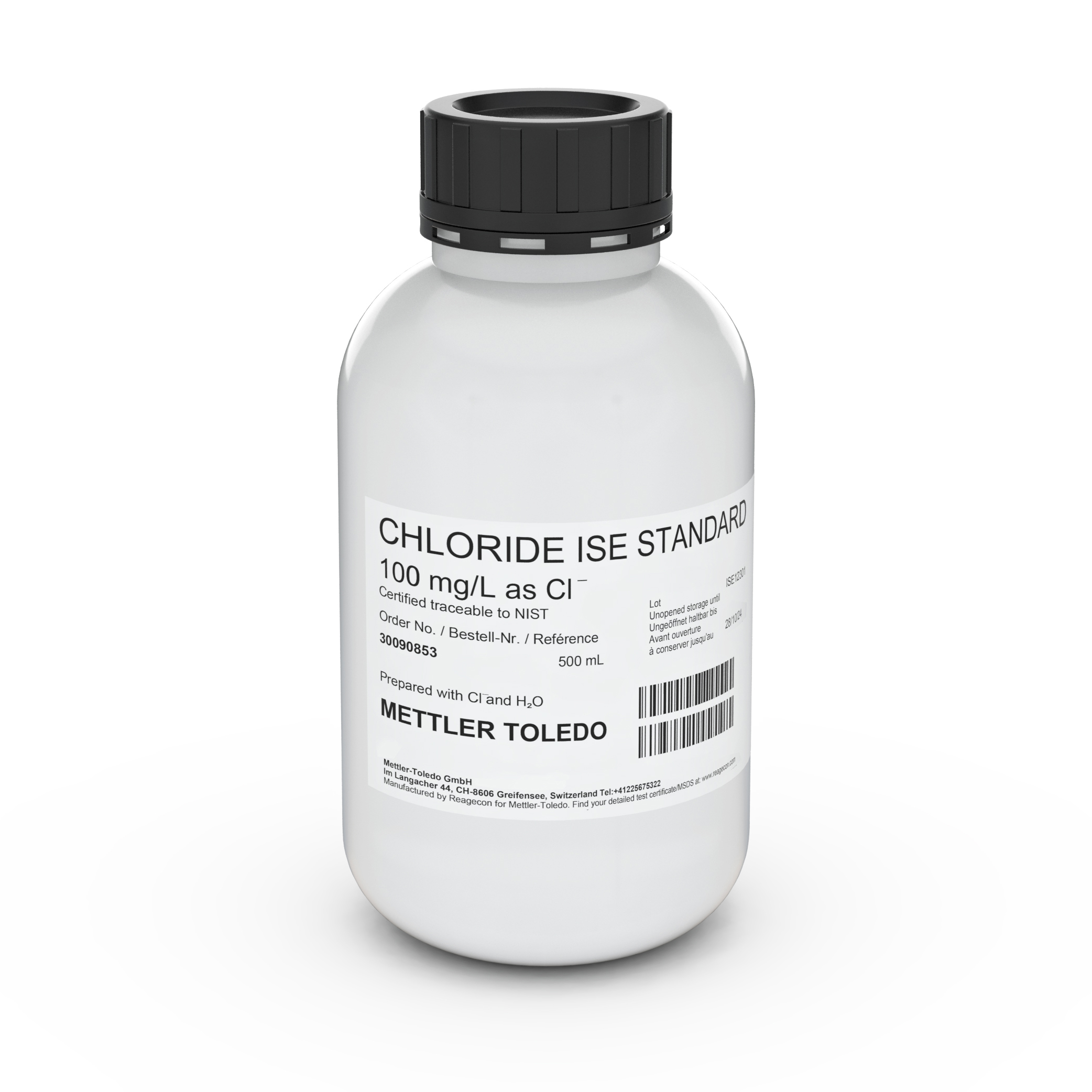 ISE standard Cl 100 mg/L, 500mL