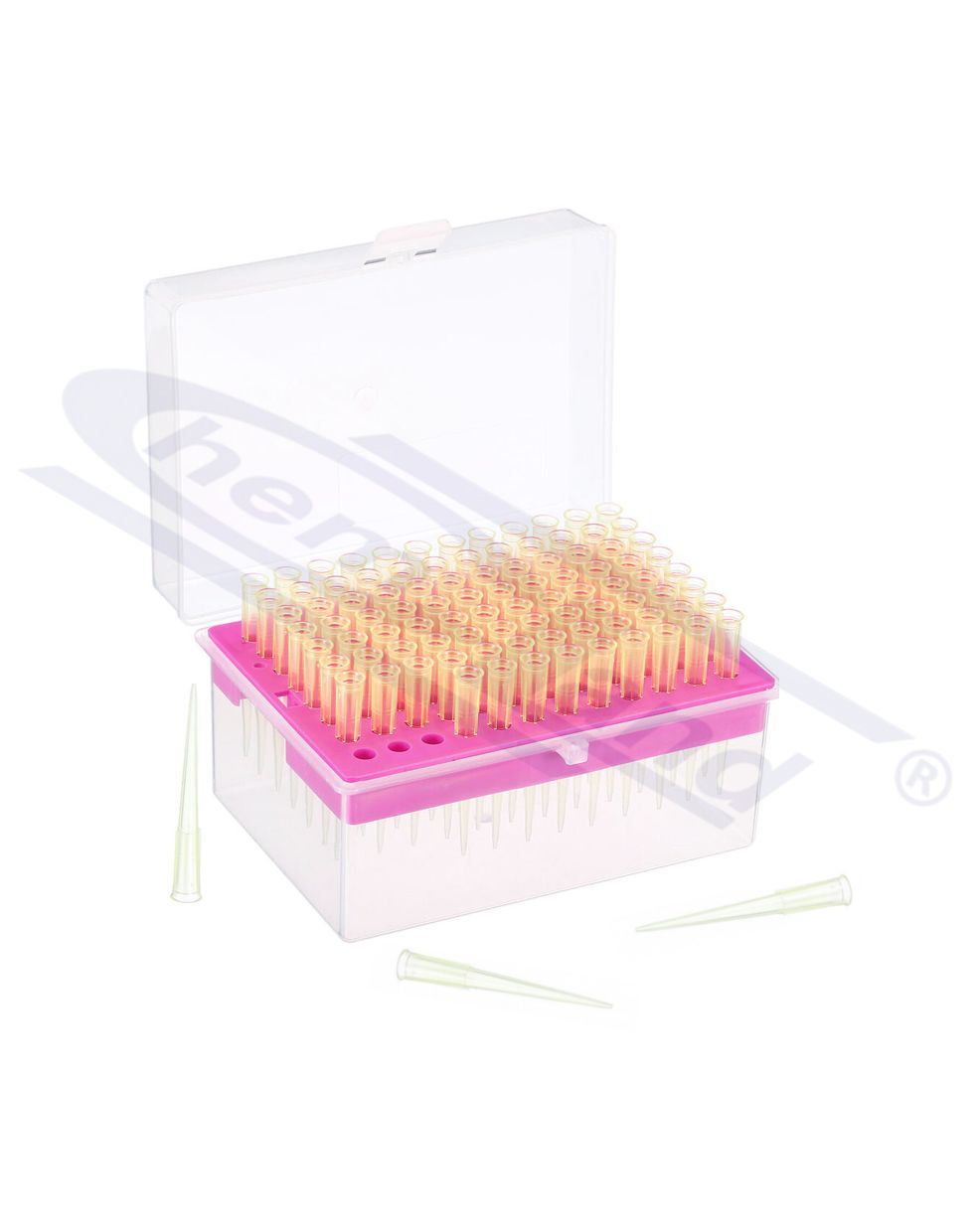 tip-box    96 końcówek do pipet 0200ul z końcówkami