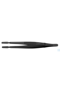 Cover glass tweezers 115mm, PTFE-coated