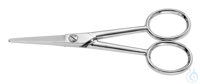 Microscopy scissors 125 mm, blunt straight, forged
